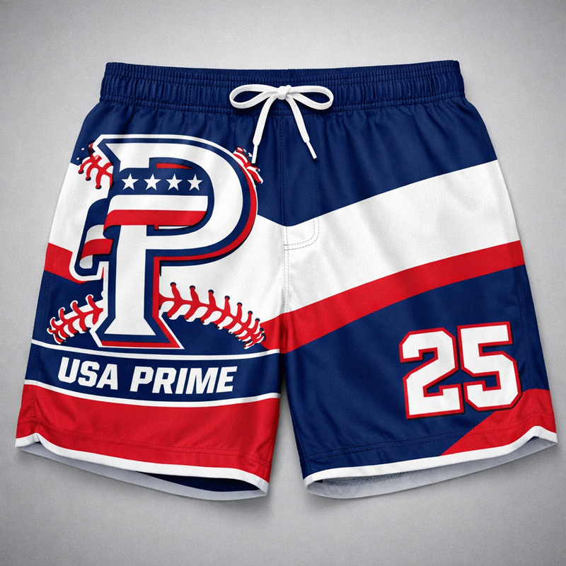 USA Prime Custom Swim Trunks