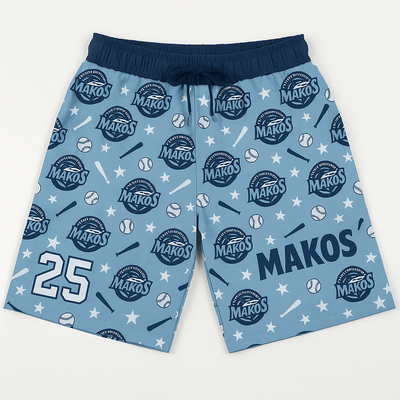South Mississippi Makos Custom Swim Trunks