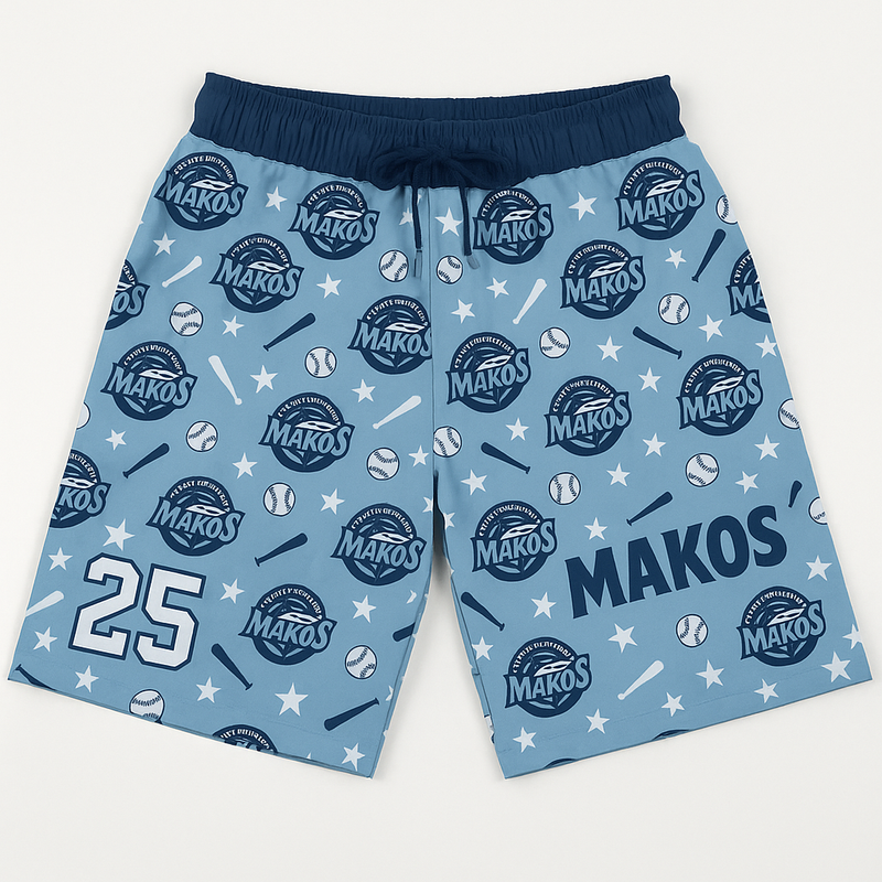 South Mississippi Makos Custom Swim Trunks