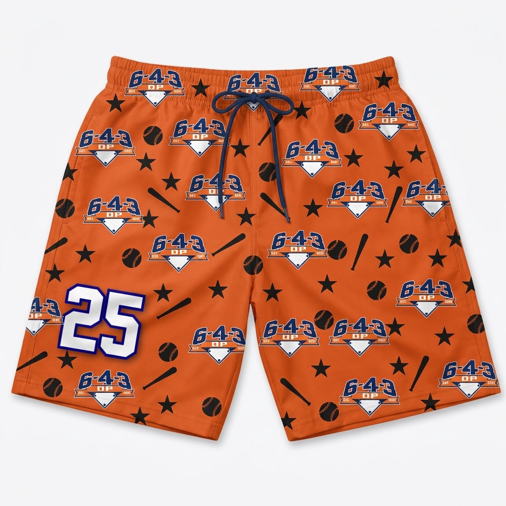 643 Tigers Custom Swim Trunks