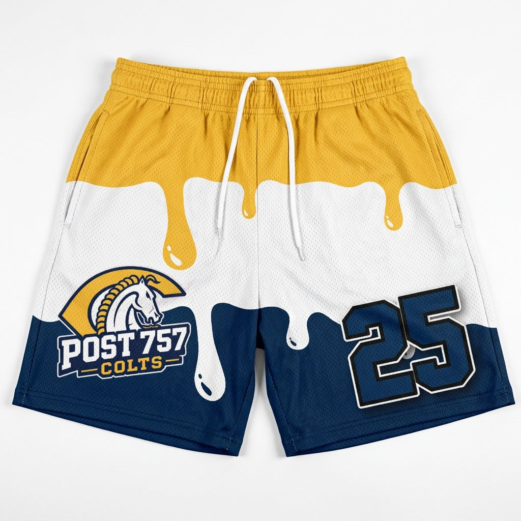 757 Colts Custom Athletic Shorts