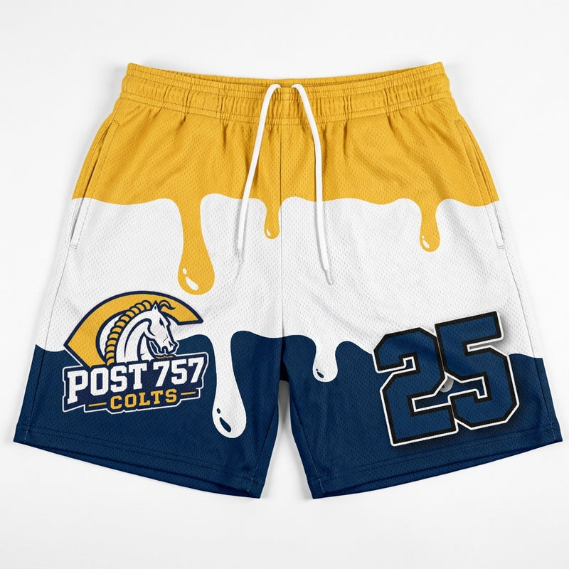 757 Colts Custom Athletic Shorts