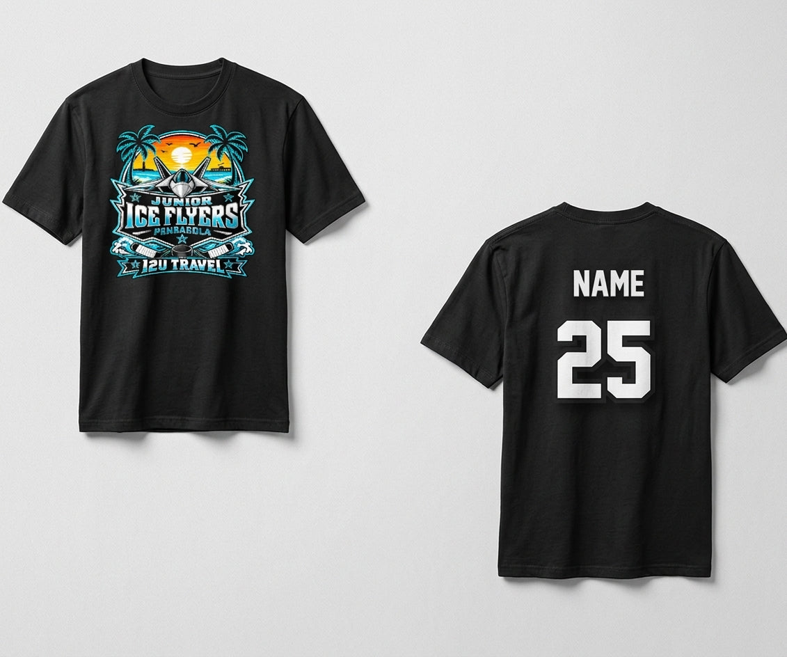 Jr Ice Flyers Custom Tee
