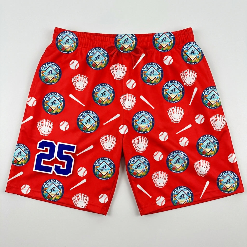 Aces Custom Swim Trunks