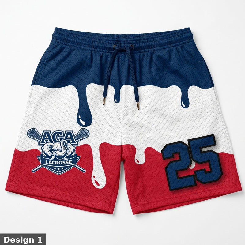 AGA Lacrosse Custom Athletic Shorts