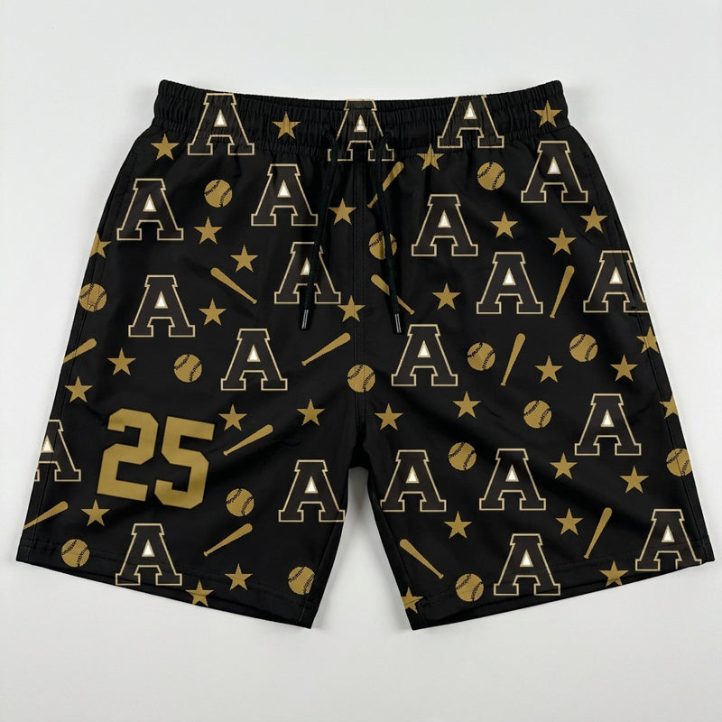 Andover Baseball Custom Swim Trunks