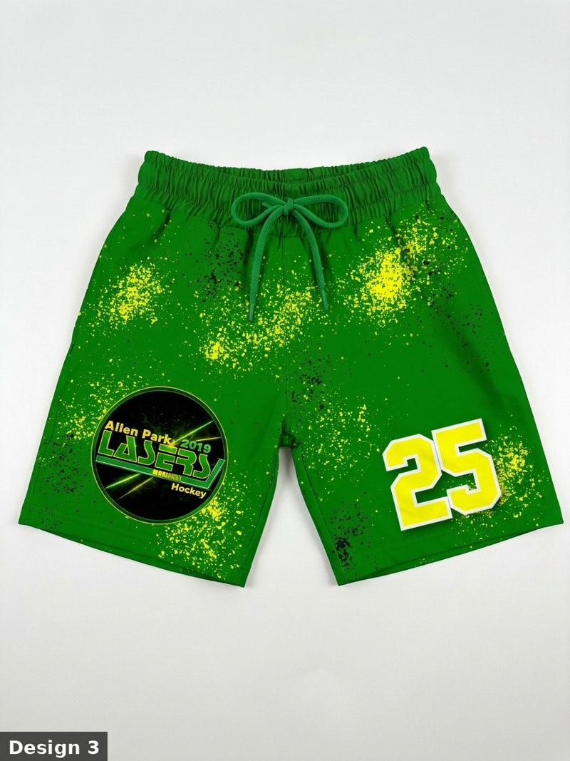 AP Lasers Custom Swim Trunks