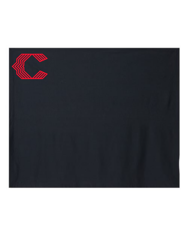 Chesire Reds Gildan 18900 Heavy Blend Fleece Stadium Blanket (Black)