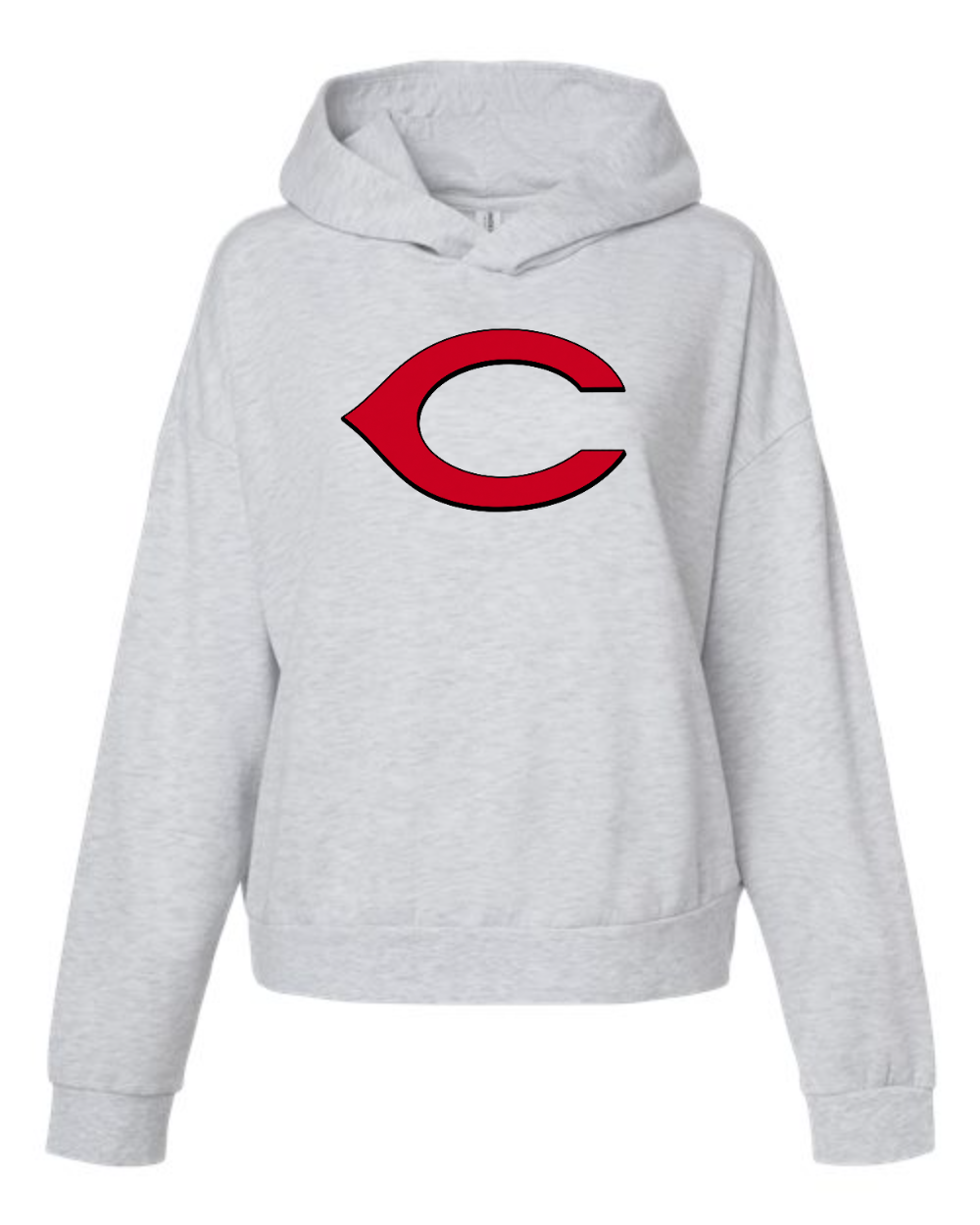 Chesire Reds Independent Trading Co. PRM2600 Women's California Wave Wash Sunday Hooded Sweatshirt (Ash Heather)
