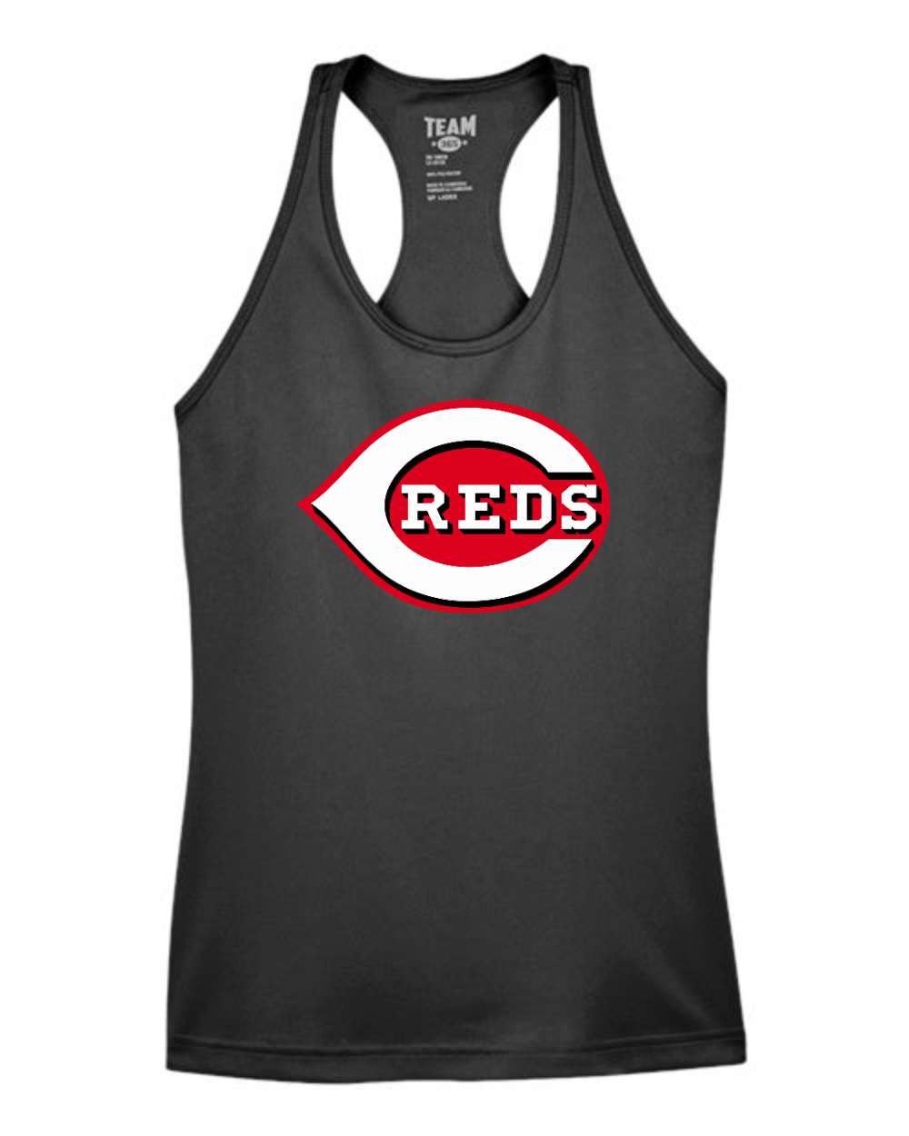Chesire Reds Team 365 Women's Zone Performance Racerback Tank (Black)