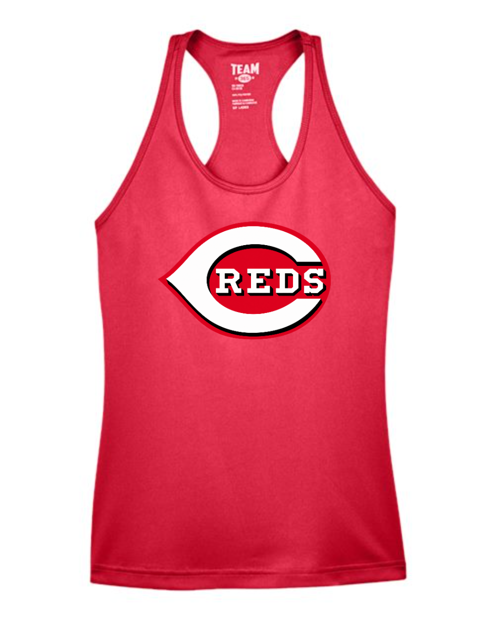 Chesire Reds Team 365 Women's Zone Performance Racerback Tank (Sport Red)
