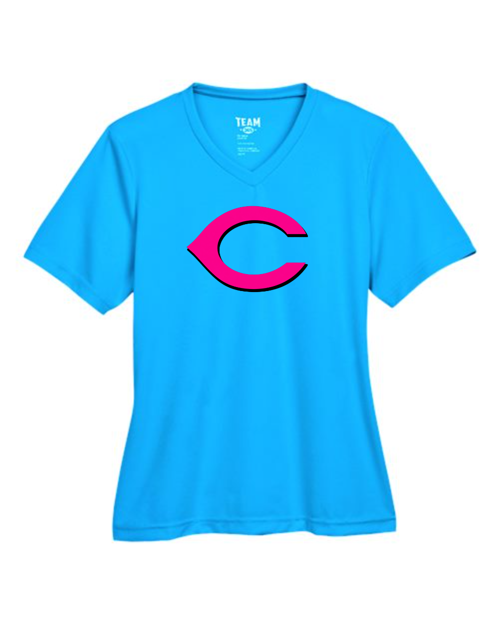 Chesire Reds Team 365 Women's Zone Performance T-Shirt (Electric Blue)