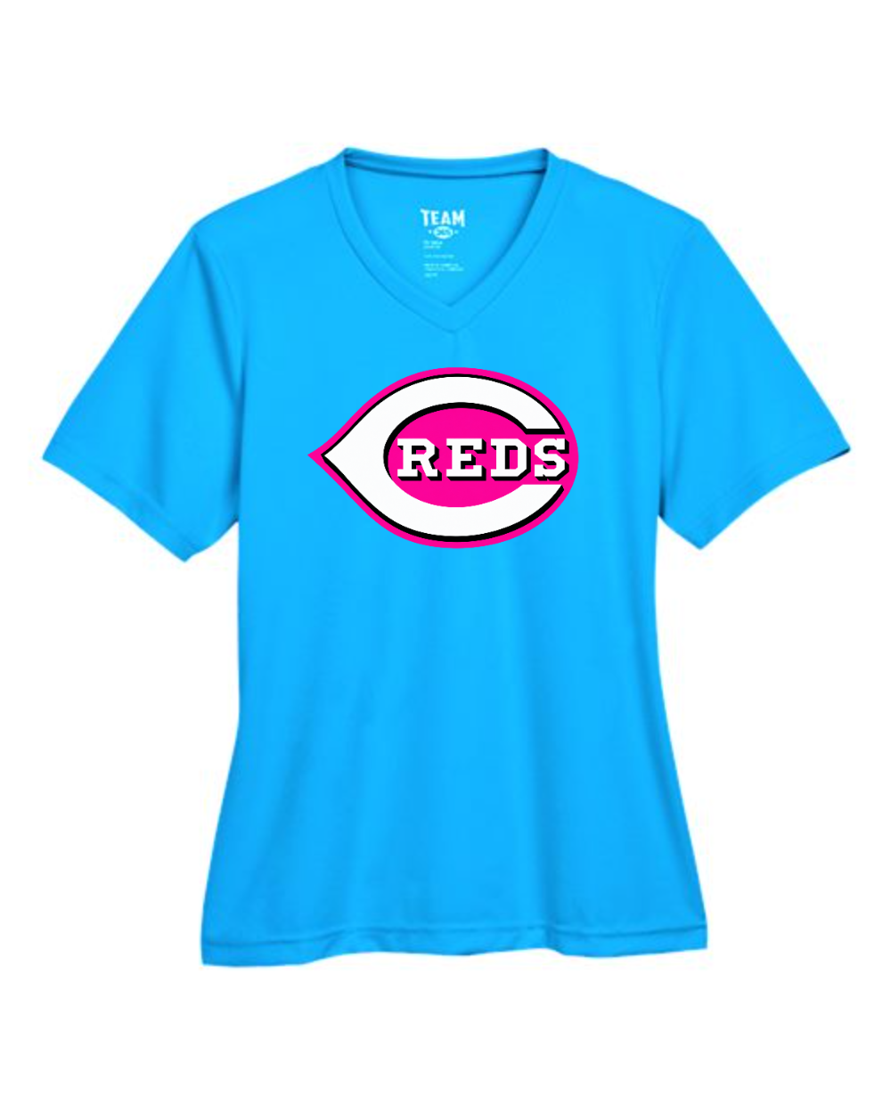 Chesire Reds Team 365 Women's Zone Performance T-Shirt (Electric Blue)