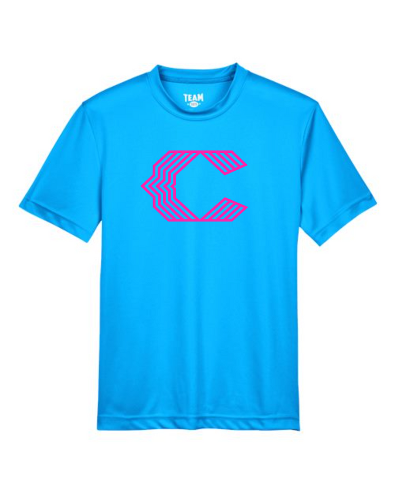 Chesire Reds Team 365 Youth Zone Performance T-Shirt (Electric Blue)