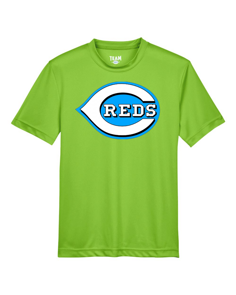 Chesire Reds Team 365 Youth Zone Performance T-Shirt (Acid Green)