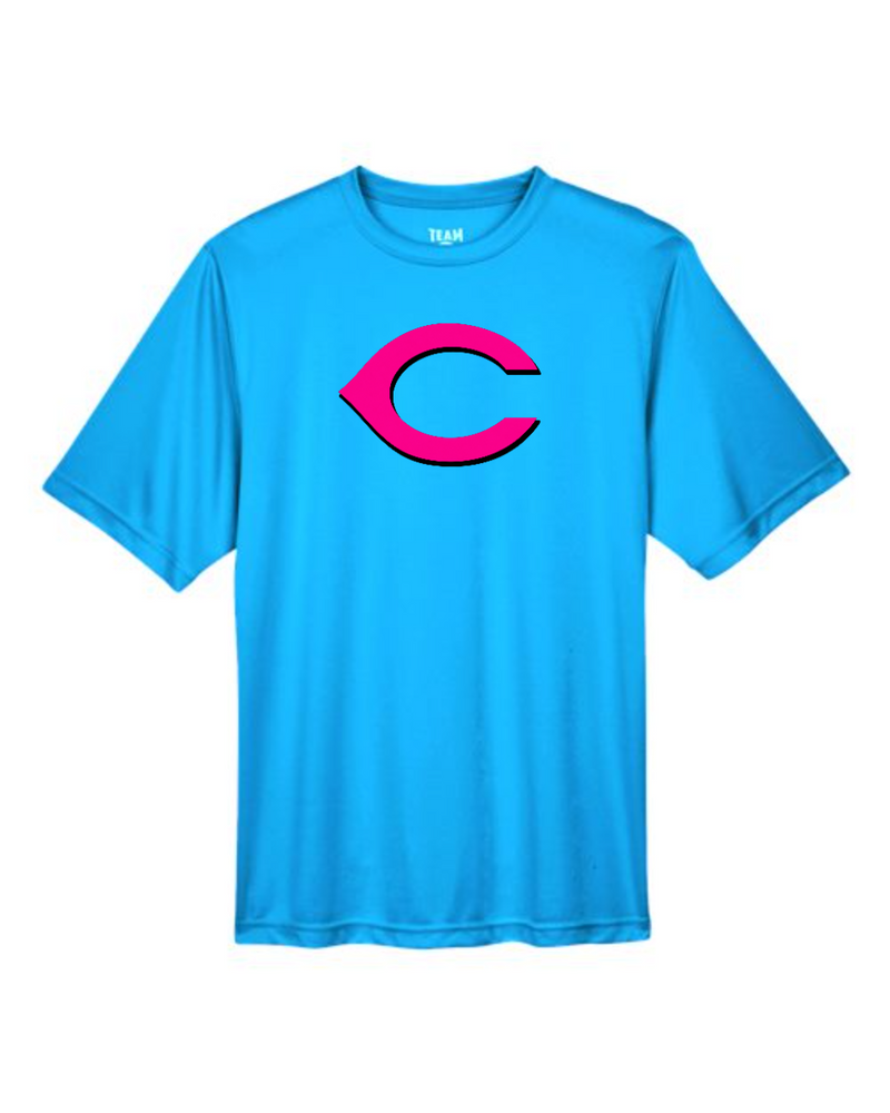 Chesire Reds Team 365 Men's Zone Performance T-Shirt (Electric Blue)