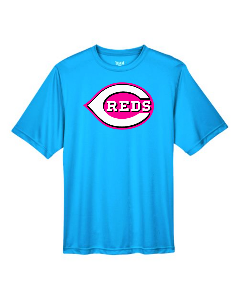 Chesire Reds Team 365 Men's Zone Performance T-Shirt (Electric Blue)