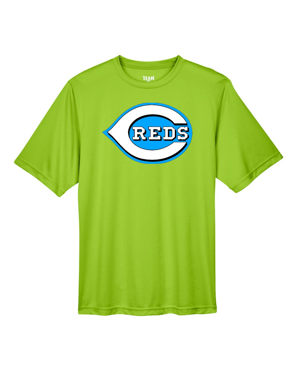 Chesire Reds Team 365 Men's Zone Performance T-Shirt (Acid Green)
