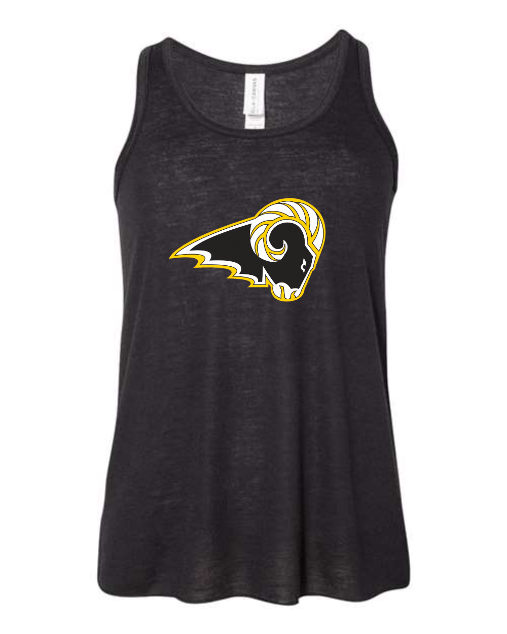 Delaware Elementary BELLA + CANVAS Bella + Canvas Youth Flowy Racerback Tank. 8800Y (Black)