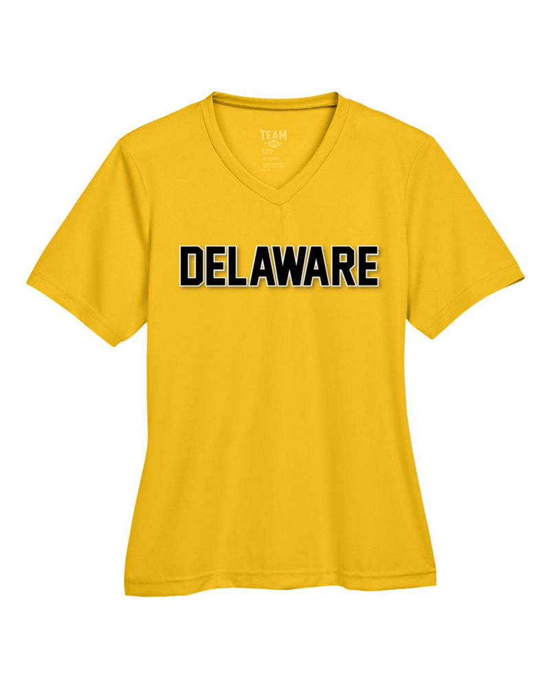 Delaware Elementary Team 365 Women's Zone Performance T-Shirt (Sport Athletic Gold)
