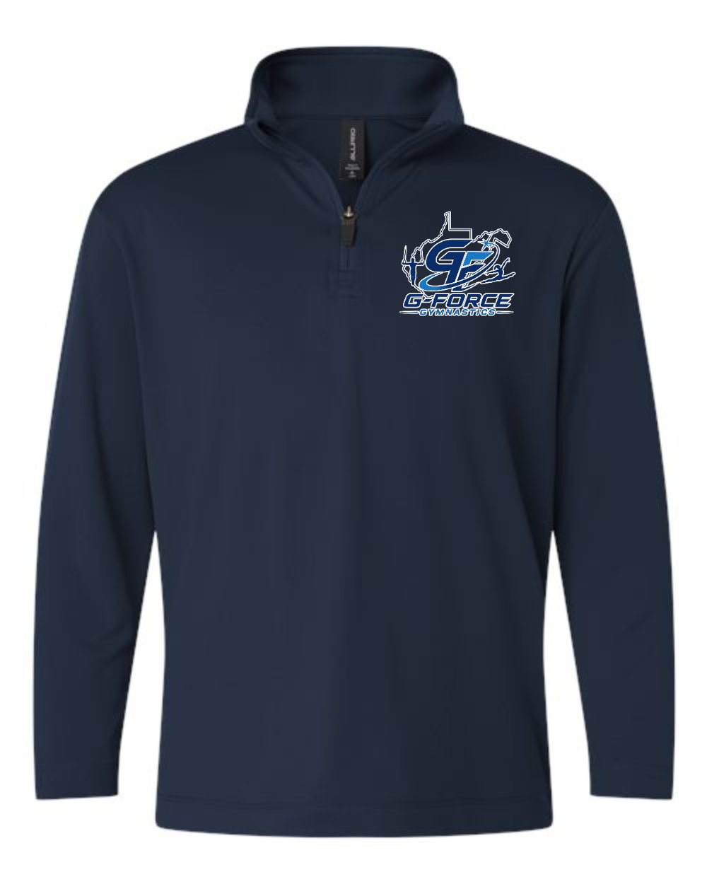 G-Force Gymnastics - Store AllPro Youth Pro-Lock Performance Quarter-Zip Pullover (Navy)