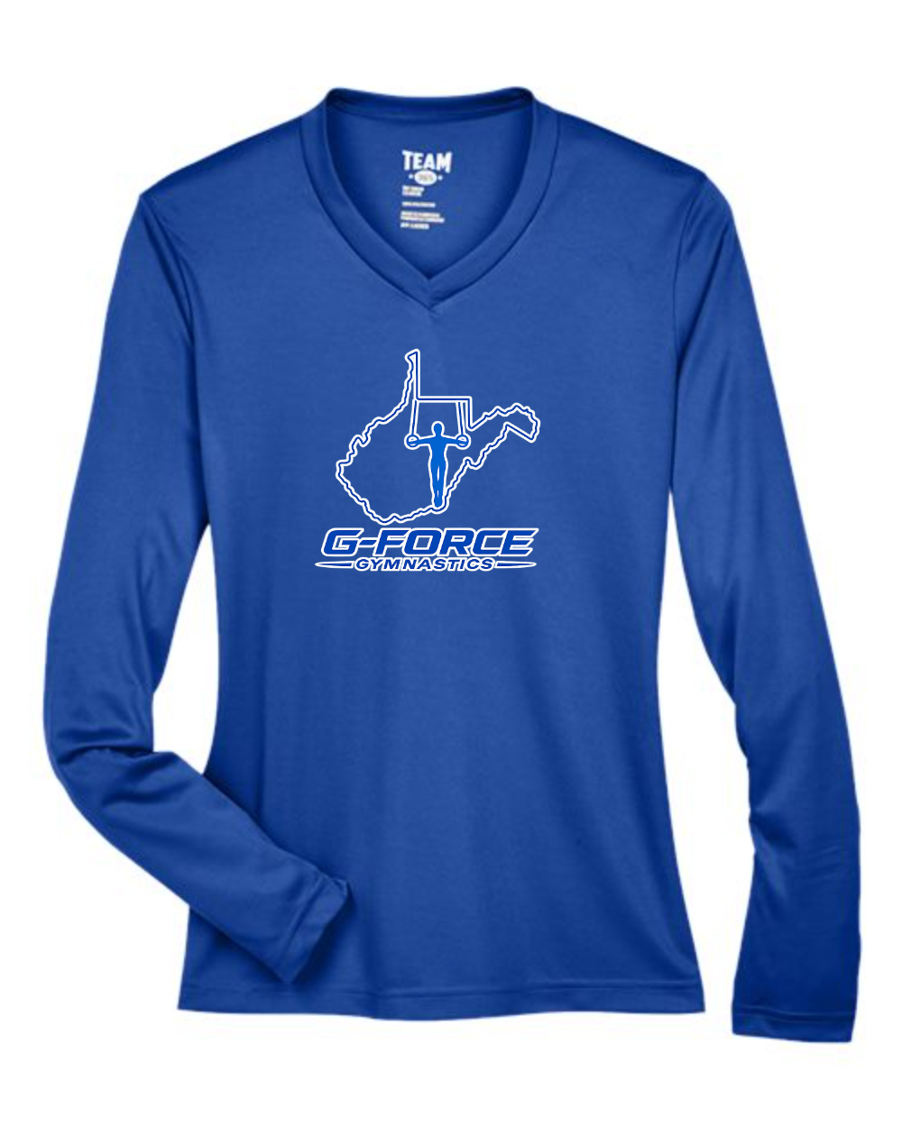 G-Force Gymnastics - Store Team 365 Women's Zone Performance Long Sleeve T-Shirt (Sport Royal)