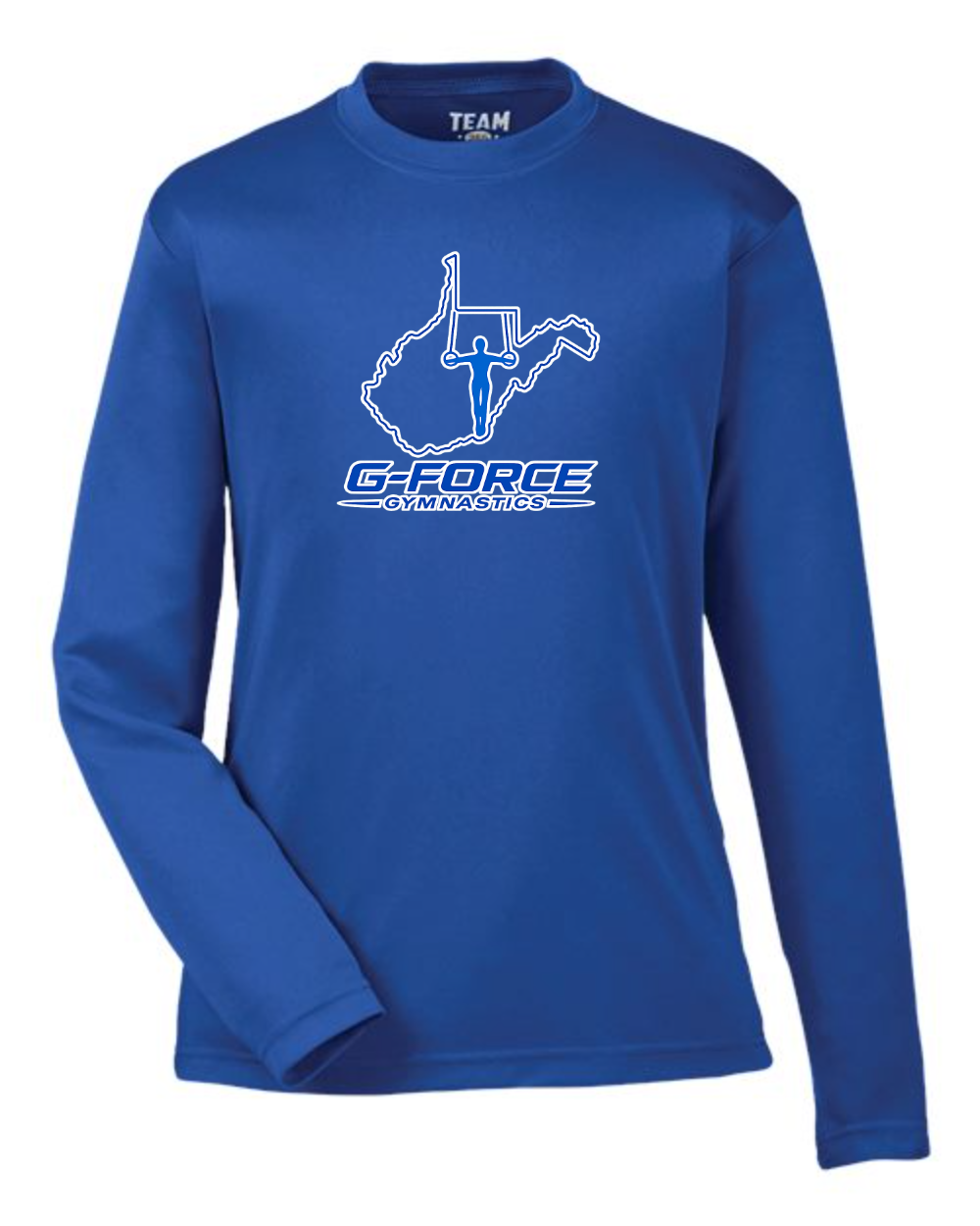 G-Force Gymnastics - Store Team 365 Youth Zone Performance Long Sleeve T-Shirt (Sport Royal)