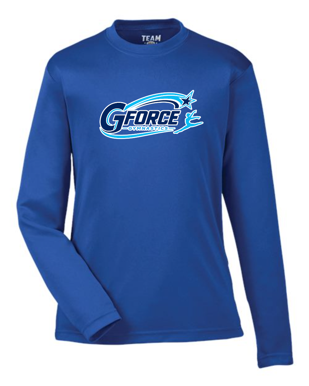 G-Force Gymnastics - Store Team 365 Youth Zone Performance Long Sleeve T-Shirt (Sport Royal)