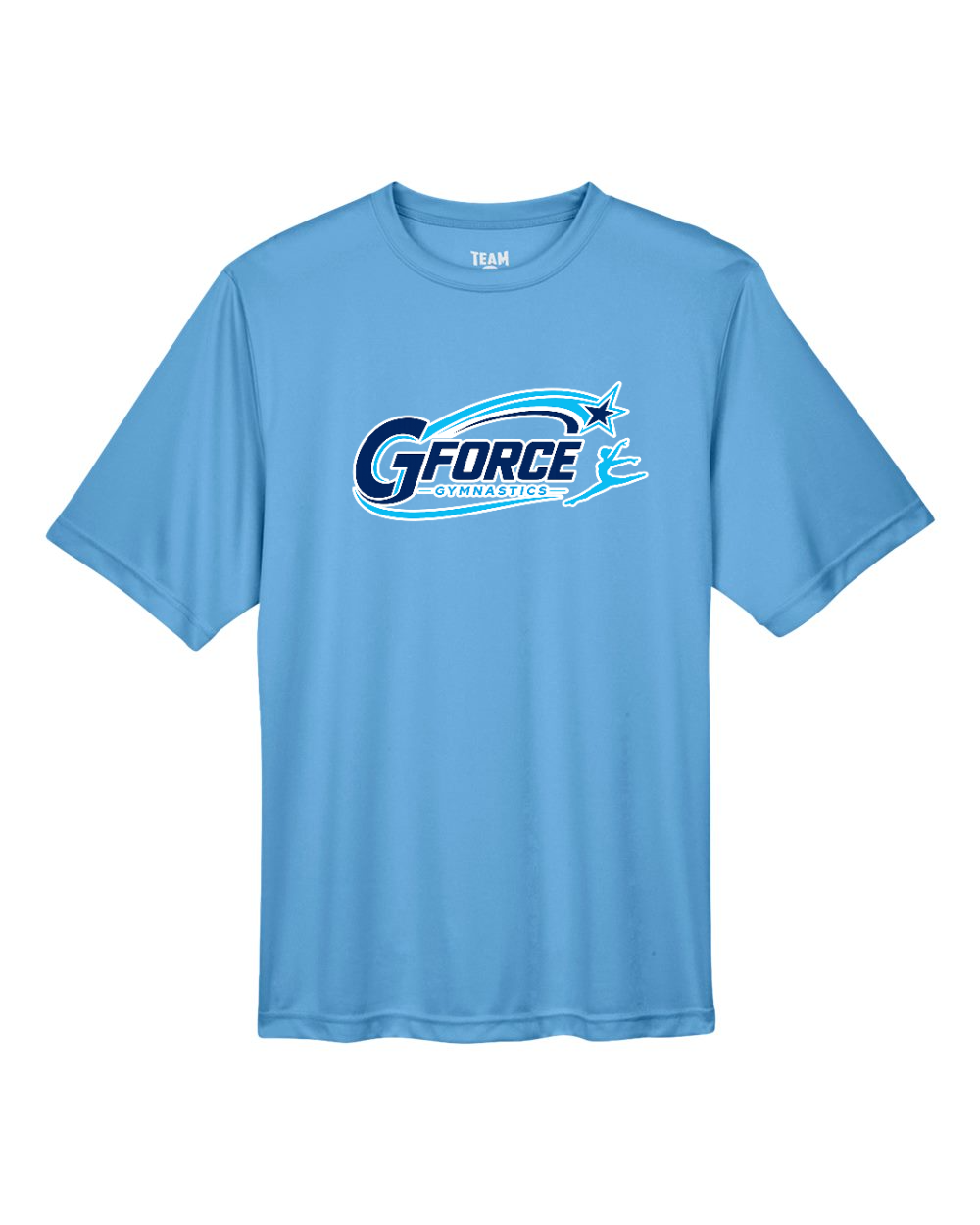 G-Force Gymnastics - Store Team 365 Men's Zone Performance T-Shirt (Sport Light Blue)