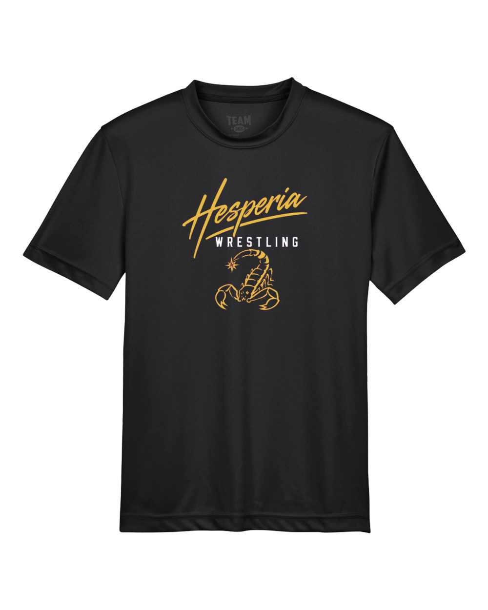Hesperia Wrestling Team 365 Youth Zone Performance T-Shirt (Black)