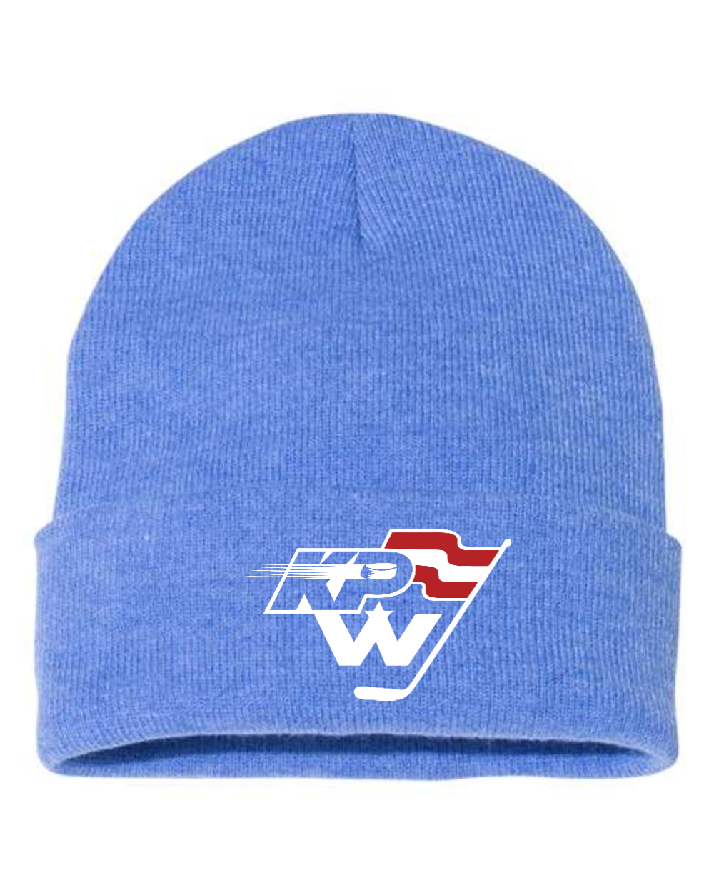 KPW Sportsman Sportsman 12" Solid Cuffed Beanie (Heather Royal)