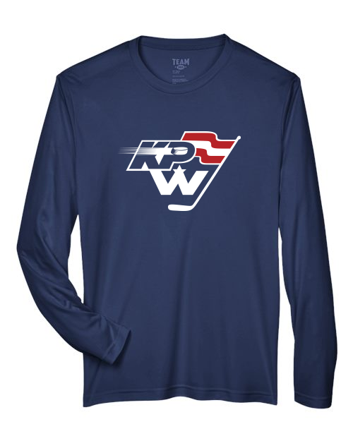 KPW Team 365 Men's Zone Performance Long Sleeve T-Shirt (Sport Dark Navy)