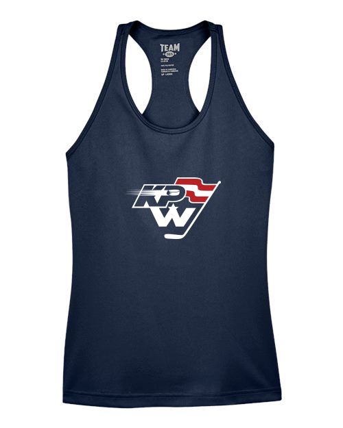 KPW Team 365 Women's Zone Performance Racerback Tank (Sport Dark Navy)