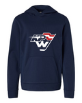 KPW Team 365 Youth Squad Hooded Tech Fleece Pullover (Sport Dark Navy)