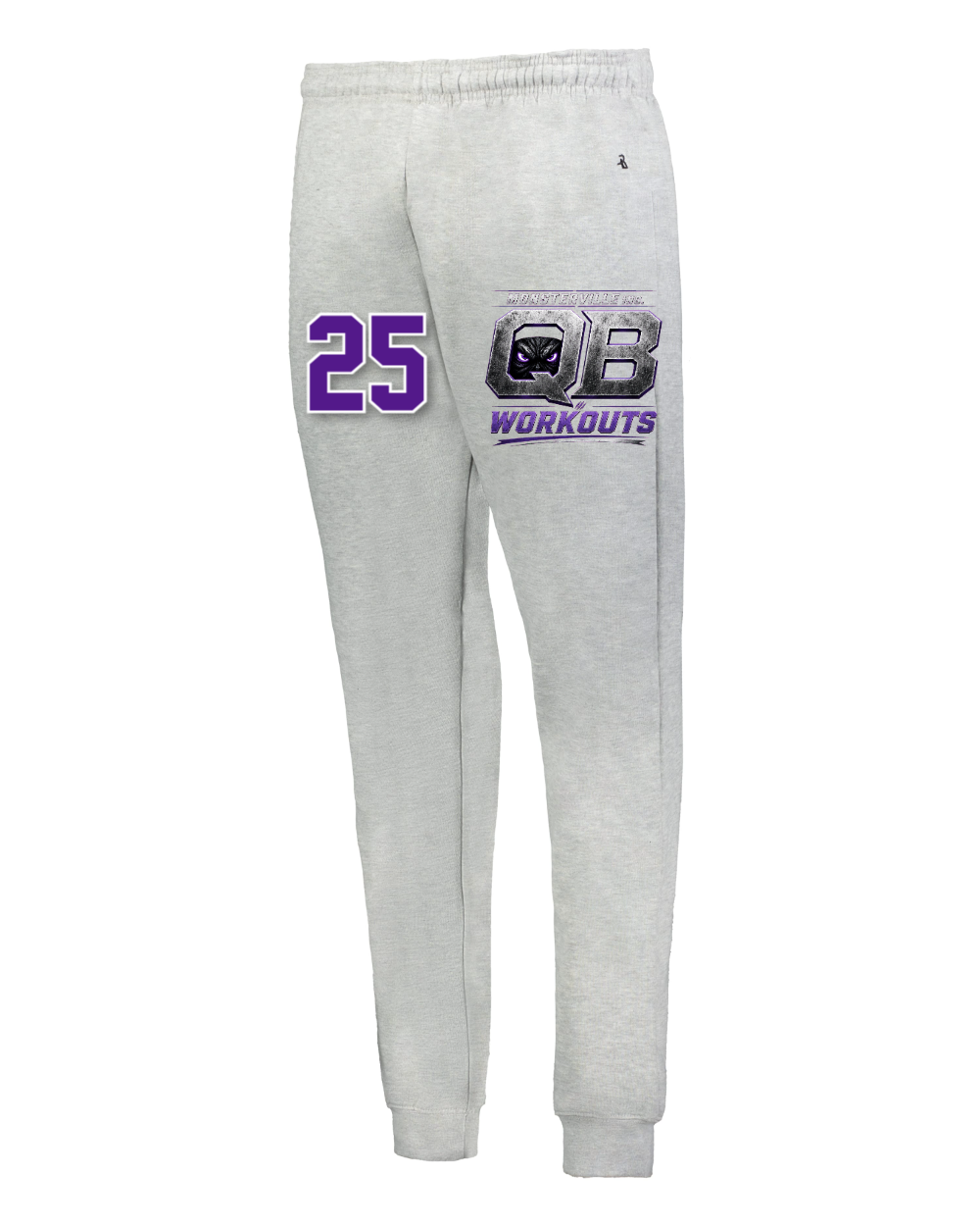 Monsterville QB Athletic Joggers - Gray