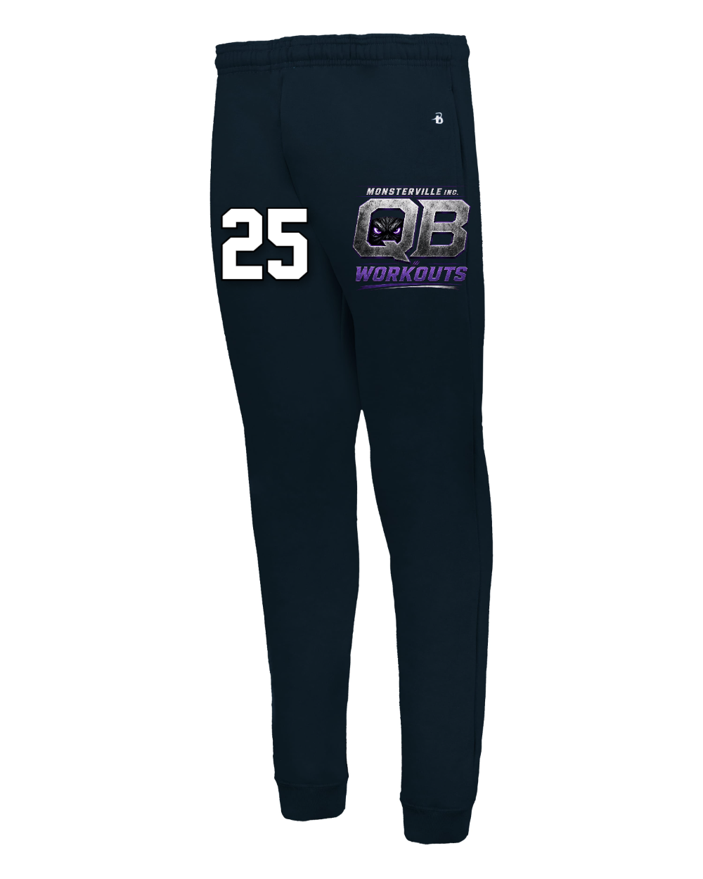 Monsterville QB Athletic Joggers - Navy