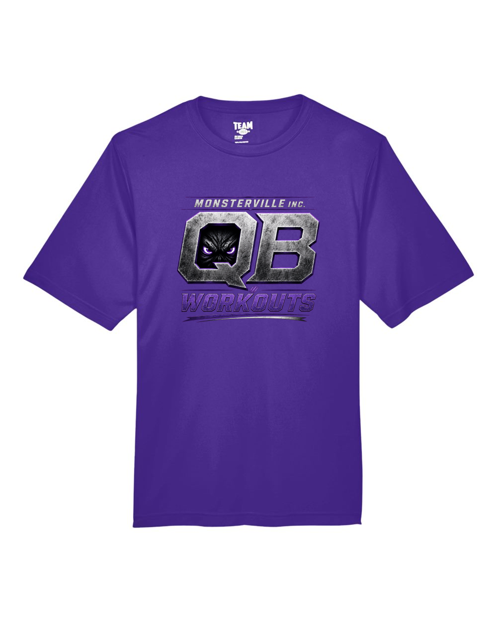 Monsterville QB Performance T-Shirt - Purple