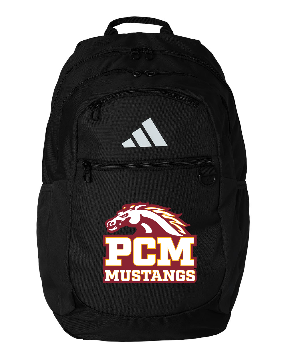 PCM Mustangs Adidas Striker Team Backpack (Black)