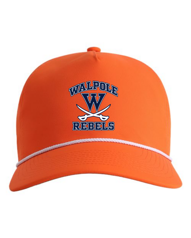 Walpole Rebels Football & Cheer Imperial 5054U The Harrison Cap (Orange/ White)