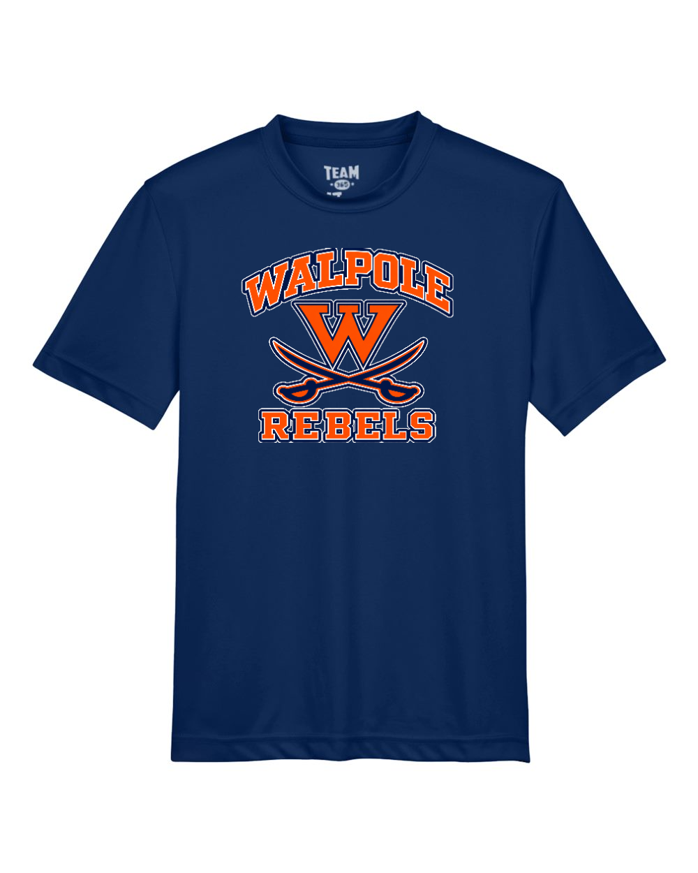 Walpole Rebels Football & Cheer Team 365 Youth Zone Performance T-Shirt (Sport Dark Navy)