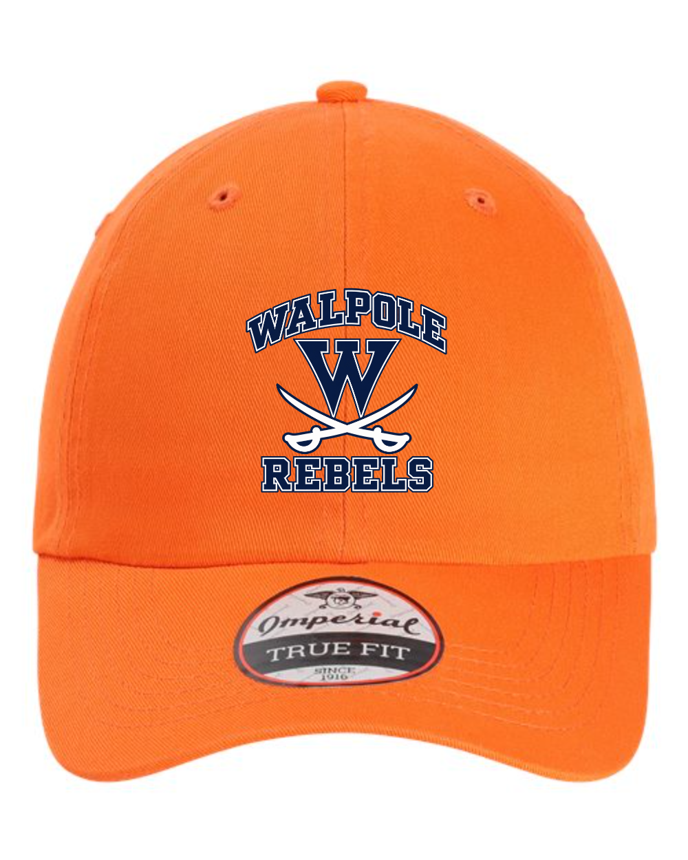 Walpole Rebels Football & Cheer Imperial X210B The Original Buckle Dad Hat (Orange)