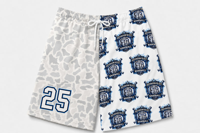 Ascension Select Navy 12u Custom Swim Trunks