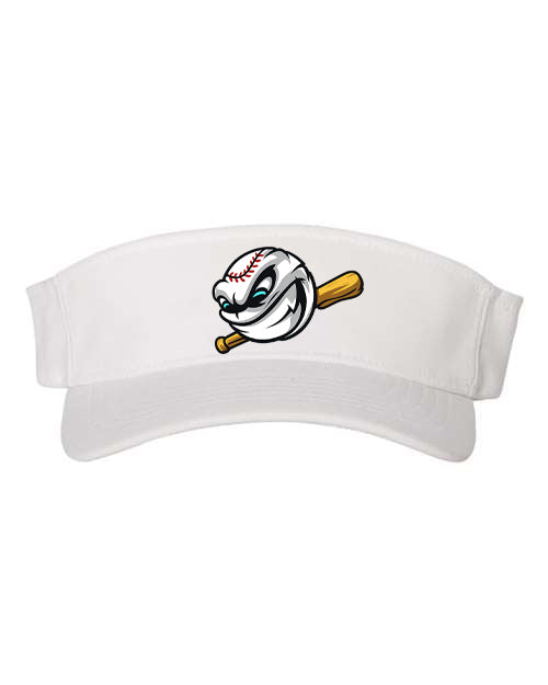 Bashers White Visor