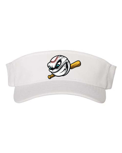 Bashers White Visor