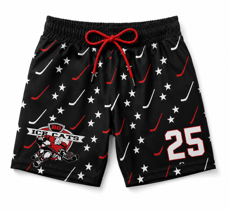 BG Ice Cats Custom Swim Trunks