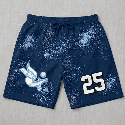 Blue Jays Custom Swim Trunks - Design 3