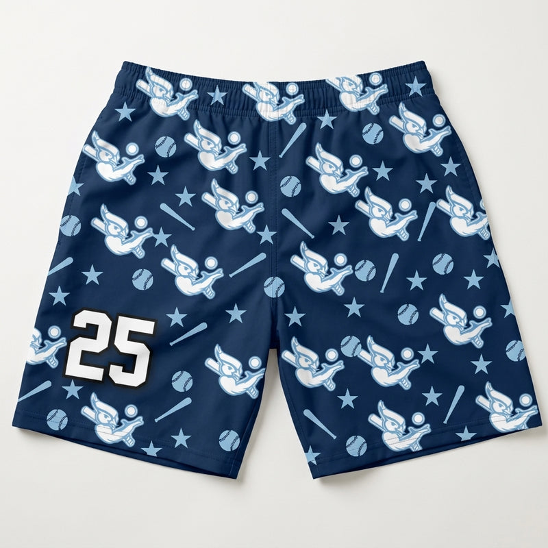 Blue Jays Custom Swim Trunks