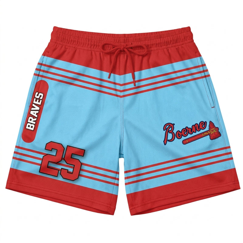 Boerne Braves Custom Athletic Shorts