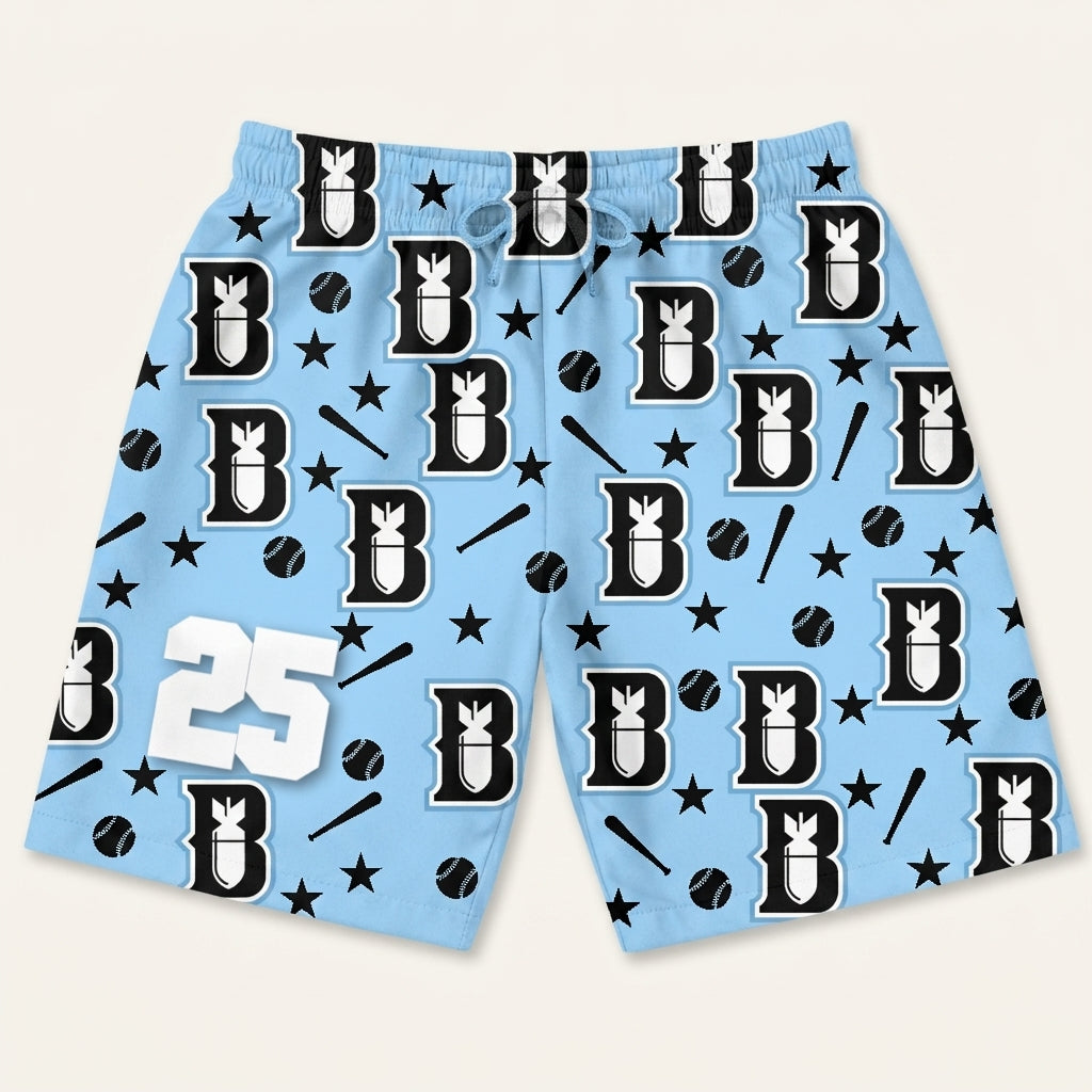 Bombers Custom Swim Trunks