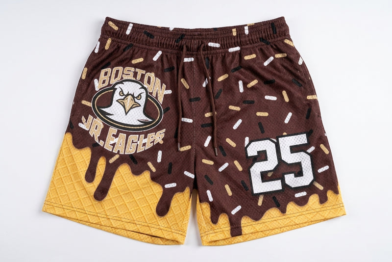 Boston JR Eagles Custom Athletic Shorts